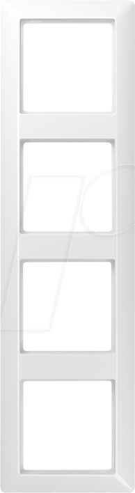 Bild von JUNG AS 584 BF WW. Produktfarbe: Weiß, Material: Thermoplast. Breite: 80,5 mm, Höhe: 293,5 mm (AS584BFWW)
