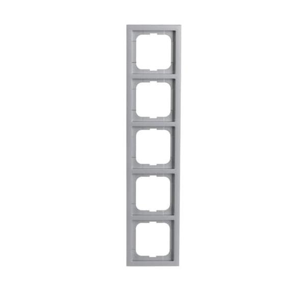 Bild von Busch-Jaeger 5fach Rahmen Rahmen Future Linear Weißaluminium (RAL 9006), Aluminium 2CKA001754A4310