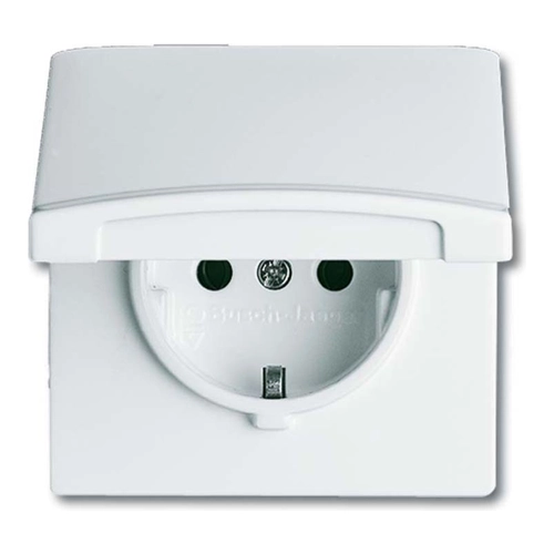 Bild von Busch-Jaeger Schuko-Steckdoseneinsatz IP44 weiß 20 EUGK-32-101 - 2CKA002064A0287