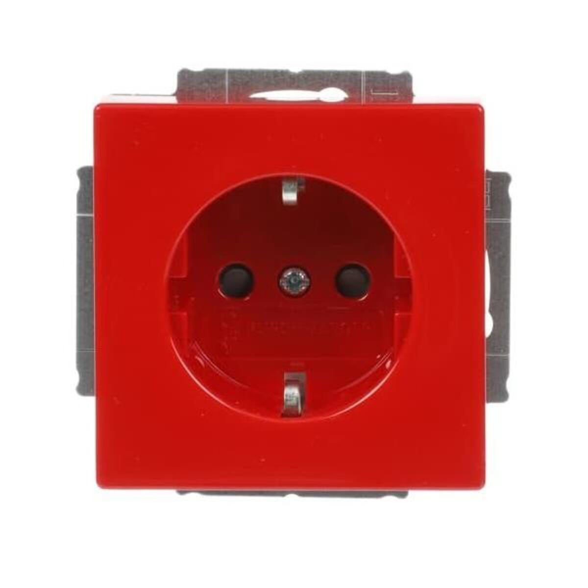 Bild von Busch-Jaeger SCHUKO Steckdosen-Einsatz rot RAL3020 20 EUCKS-12-82-101 - 2CKA002013A5464