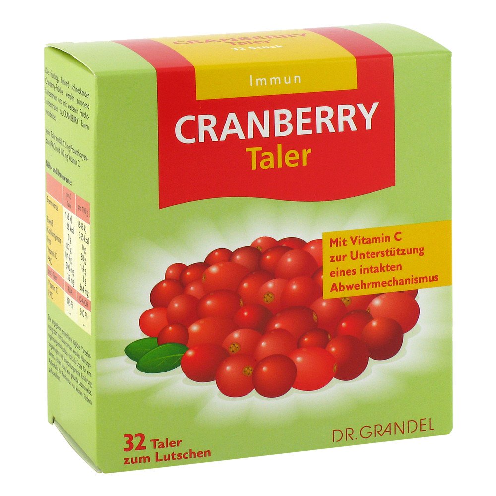 Bild von Cranberry Cerola Taler Grandel 32 Stück - Zur Abwehrsteigerung