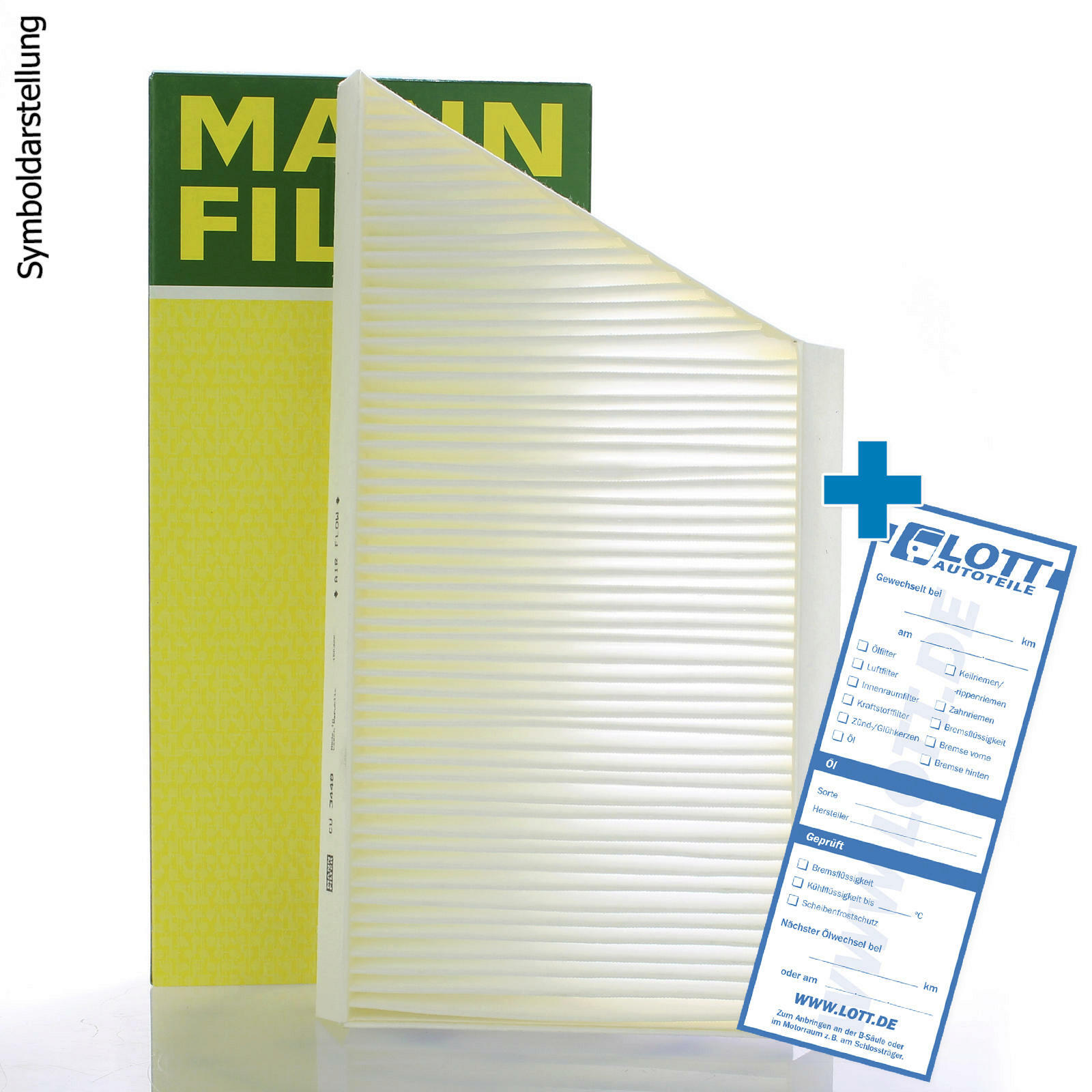 Bild von MANN-FILTER CU 2418-2 Innenraumfilter Filter, Innenraumluft, Pollenfilter, Mikrofilter Partikelfilter 239, 274 RENAULT: MASTER 3 Kasten