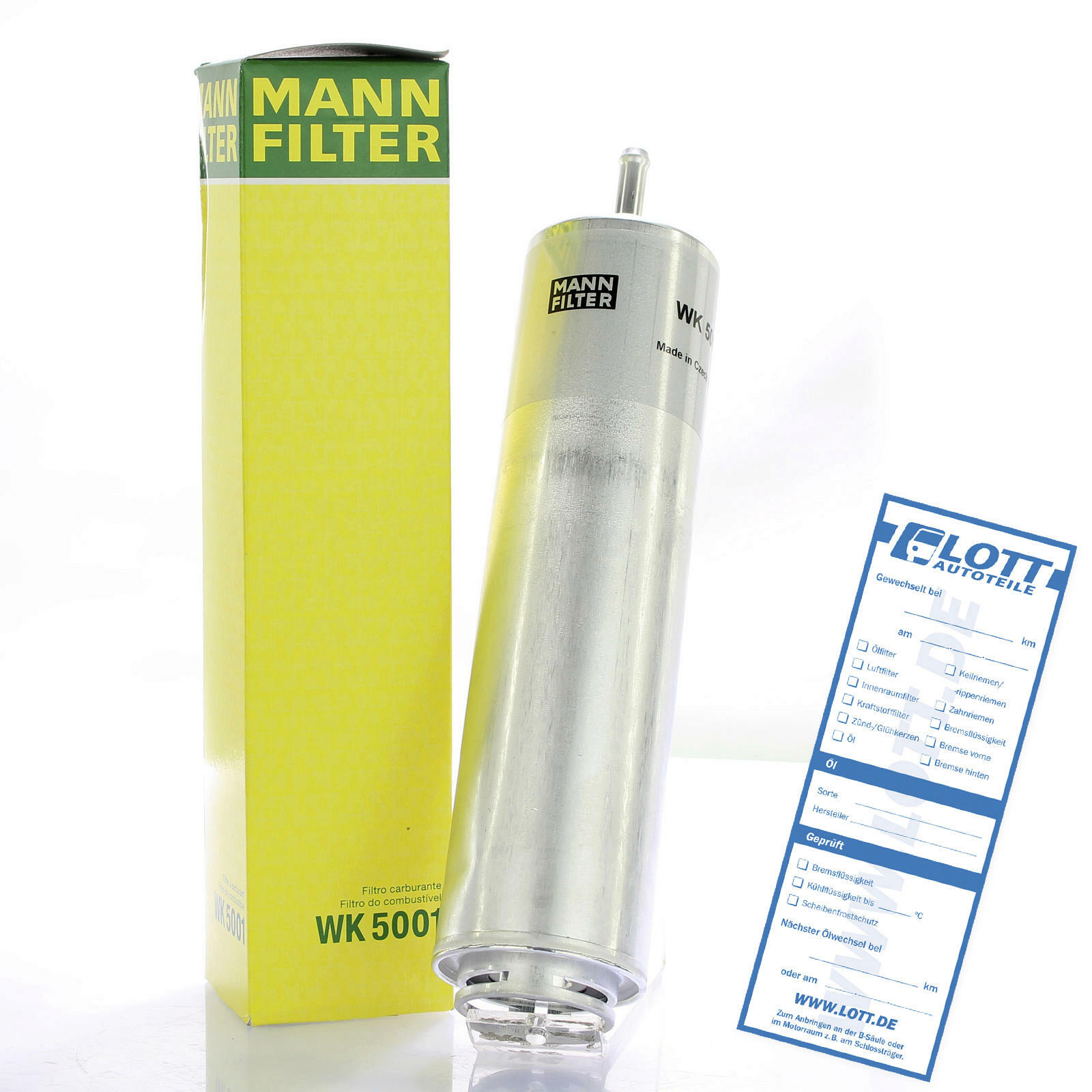 Bild von MANN-FILTER Kraftstofffilter Leitungsfilter WK 5001 Leitungsfilter,Spritfilter BMW,MINI,ALPINA,3 Touring (E91),3 Limousine (E90),3 Limousine (E46)