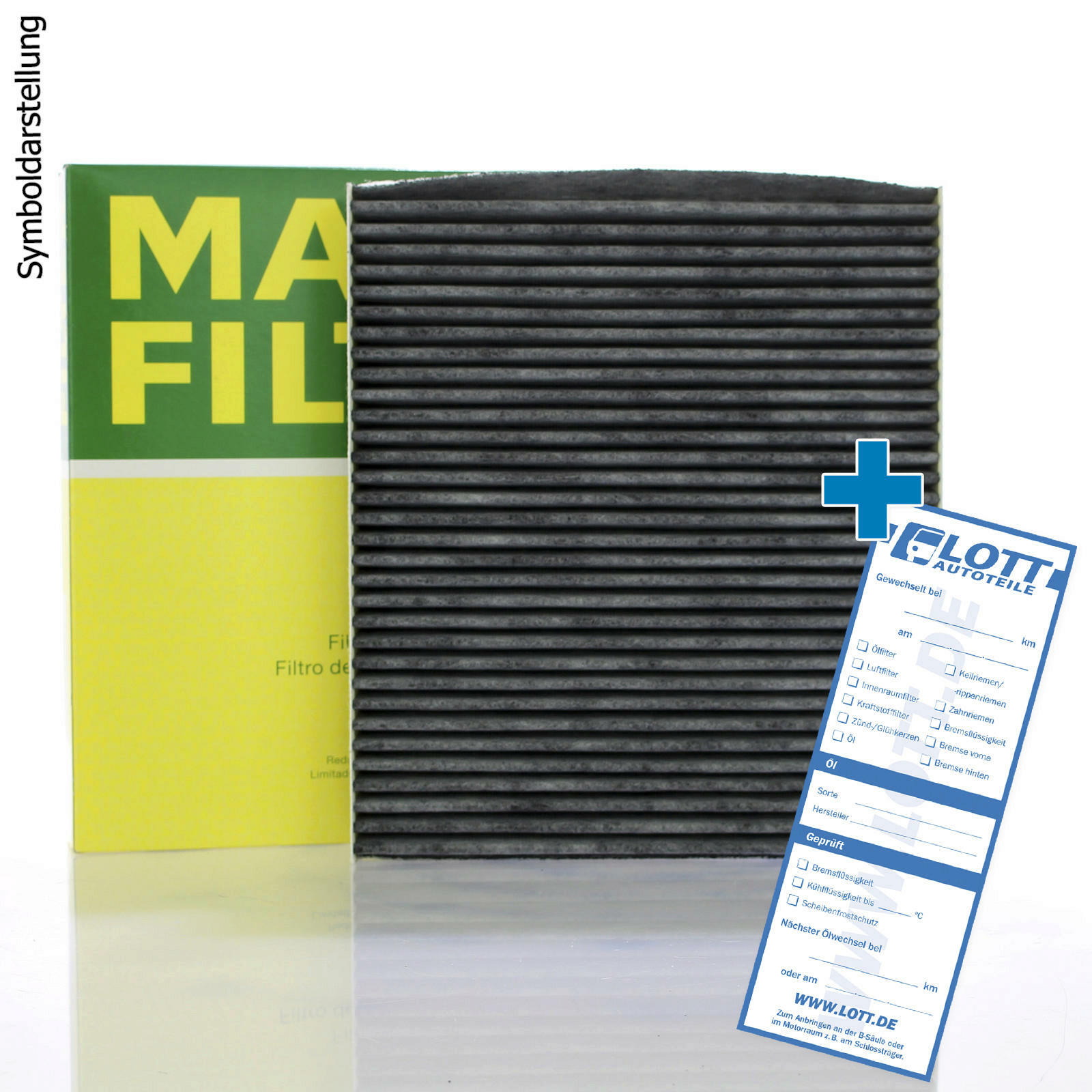 Bild von MANN-FILTER CUK 23 005-2 Innenraumfilter Filter, Innenraumluft, Pollenfilter, Mikrofilter Aktivkohlefilter 232 116 32 BMW: X1, 2 Gran Tourer