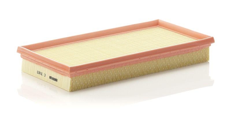 Bild von MANN-FILTER C 3083 Luftfilter Motorluftfilter, Filter für Luft 42 155 300 Filtereinsatz VOLKSWAGEN: Golf 5, Polo IV Hatchback, Touran I