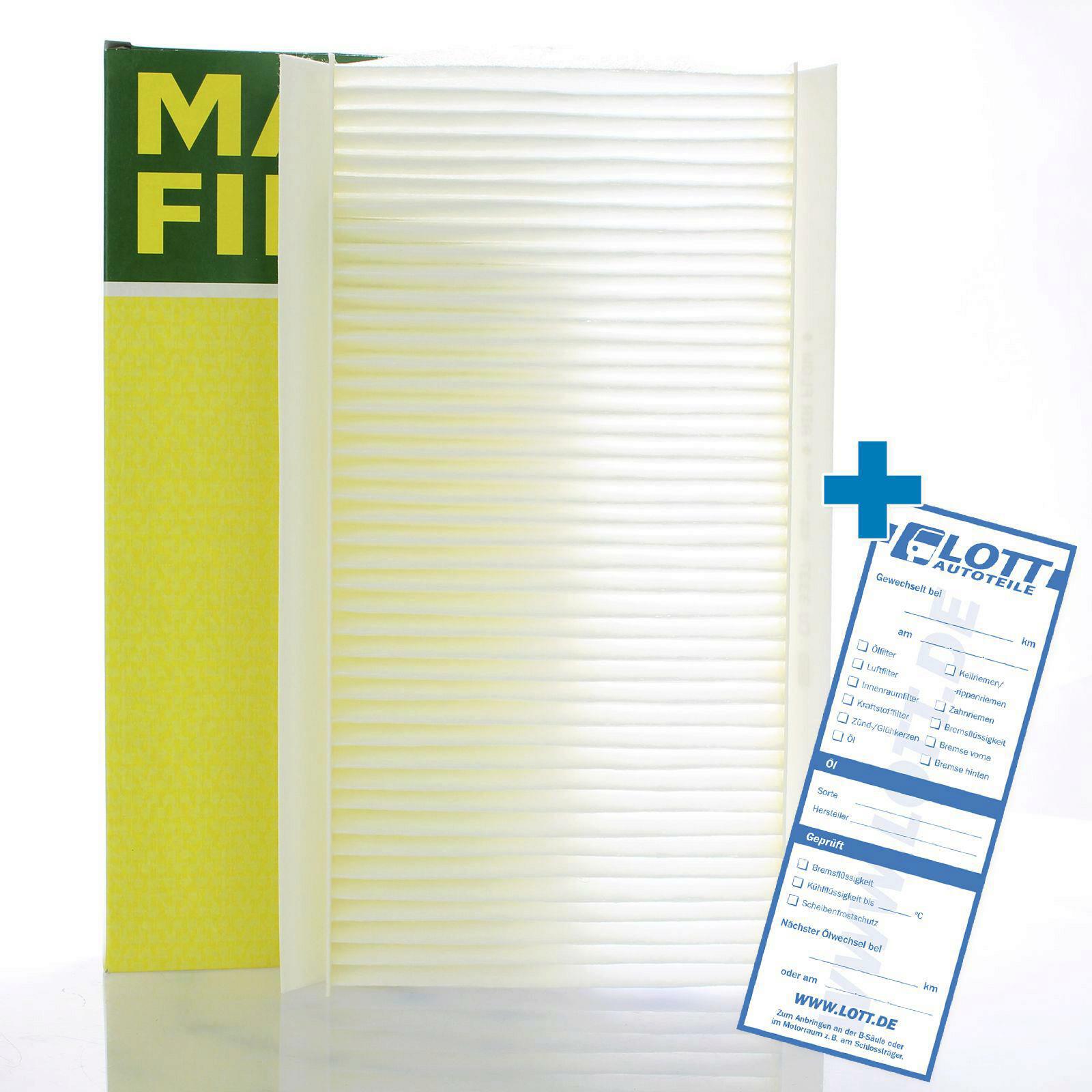 Bild von MANN-FILTER CU 3337 Innenraumfilter Filter, Innenraumluft, Pollenfilter, Mikrofilter Partikelfilter 331 164 30 SAAB: 9-3 Convertible