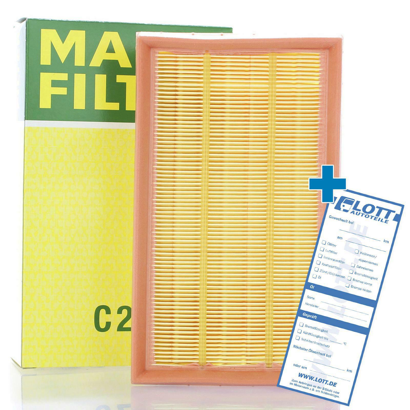 Bild von MANN-FILTER C 2485/2 Luftfilter Motorluftfilter, Filter für Luft 58 141 239 Filtereinsatz RENAULT: Clio III Grandtour, CLIO 3, NISSAN: Juke