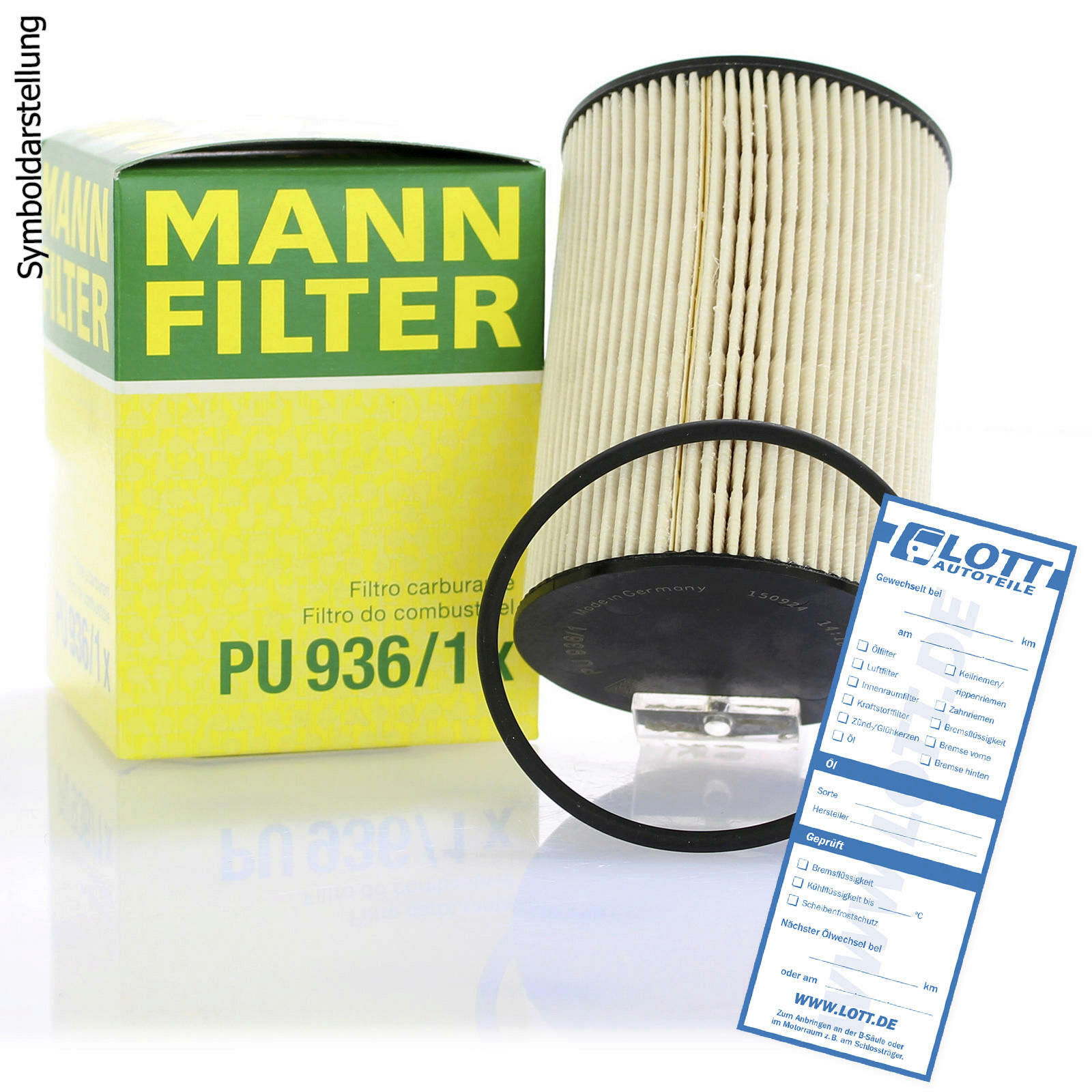 Bild von MANN-FILTER Kraftstofffilter mit Dichtung PU 839 x Leitungsfilter,Spritfilter MERCEDES-BENZ,C-Klasse Limousine (W202),M-Klasse (W163),CLK (C209)