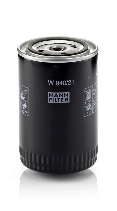 Bild von MANN-FILTER W 940/21 Ölfilter Motorölfilter, Filter für Öl 3/4-16 UNF Anschraubfilter OPEL: Ascona B Saloon