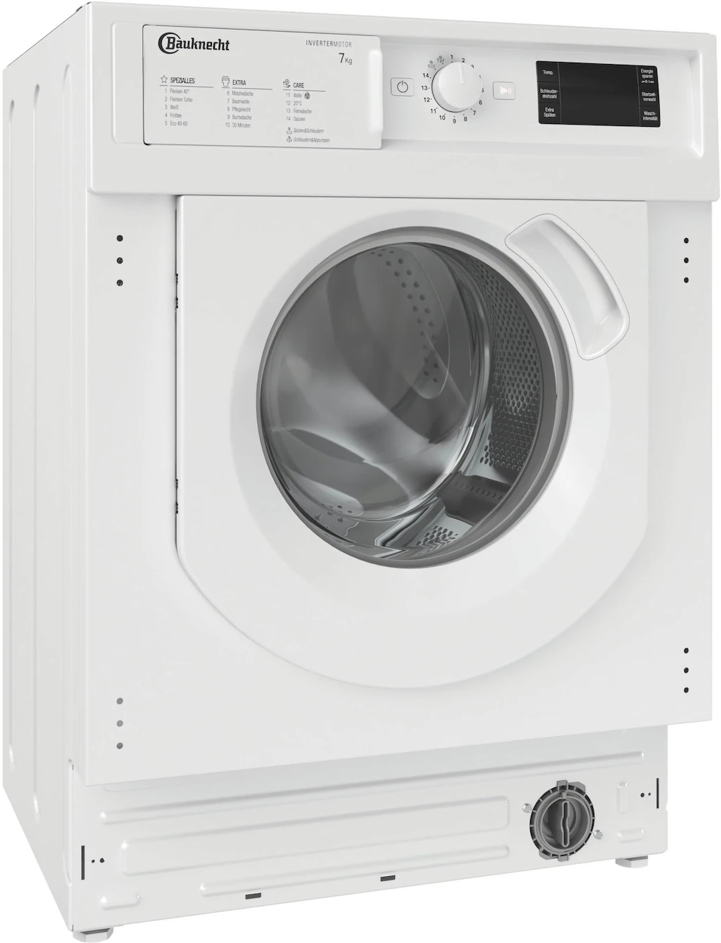 Bild von Bauknecht BI WMBG 71483E DE N Einbau-Waschmaschine/ 7kg / Flecken 40°/ Turo-Programm/Energy saver/Woolmark Green/ Kurz30° / Mehrfachwasserschutz+