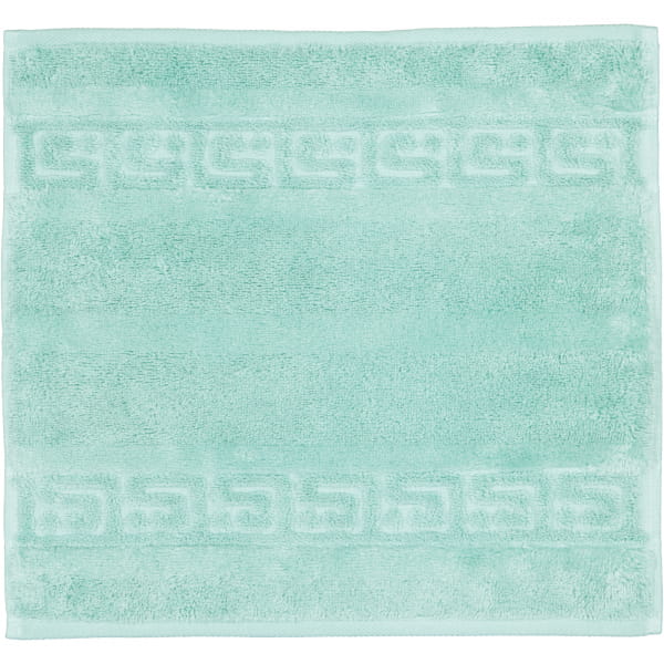 Bild von Cawö - Noblesse Uni 1001 - Farbe: 474 - agavegrün - Seiflappen 30x30 cm