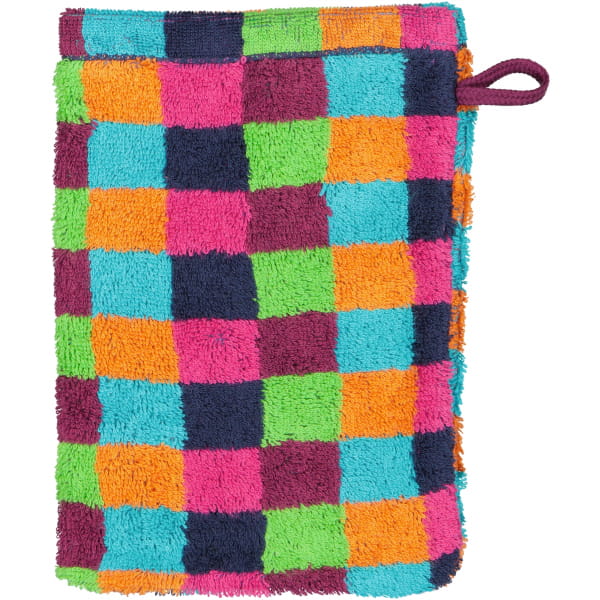 Bild von Cawö Waschhandschuh Waschhandschuh "Lifestyle Karo" im 2er-Pack, Frottier (2-St), Walk-Frottier Karo