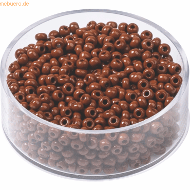 Bild von 6 x Knorr prandell Rocailles 2,5 mm braun VE=13g