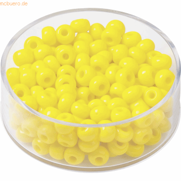 Bild von 6 x Knorr prandell Rocailles 5 mm zitronengelb VE=13g