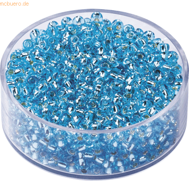 Bild von 6 x Knorr prandell Rocailles 2,5 mm himmelblau VE=13g