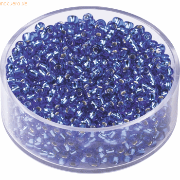 Bild von 6 x Knorr prandell Rocailles 2,5 mm blau VE=13g