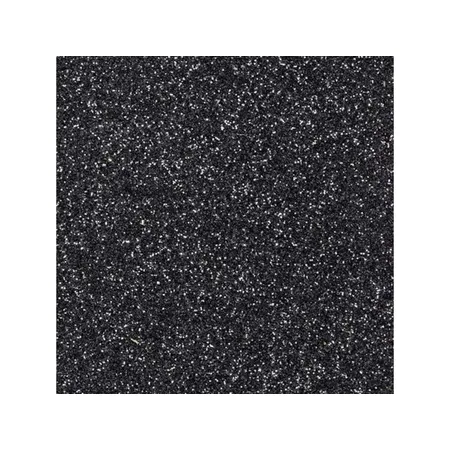 Bild von Knorr Prandell CreaSoft Moosgummi Glitter, schwarz, 20 x 30cm, 1 Stück