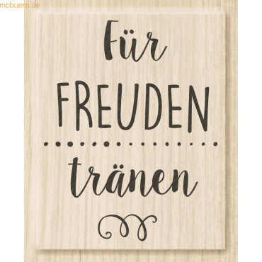 Bild von Heyda, Stempel, Motivstempel 'für Freudentränen' 4,3x5,5cm