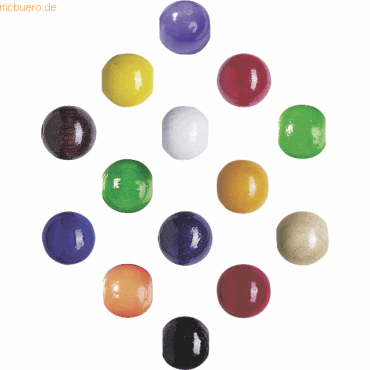 Bild von 5 x Knorr prandell Holzperlen 6mm VE=125 Stück bunt sortiert