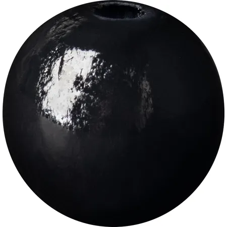 Bild von Knorr Prandell 216011090 Holzperlen, schwarz, 50 Stück