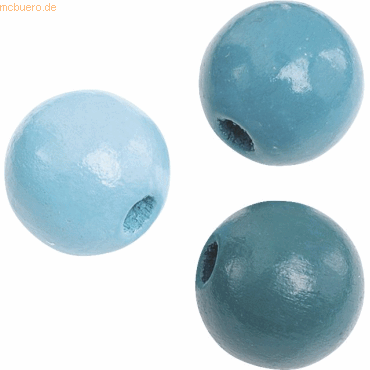 Bild von Knorr Prandell Hefter KNORR prandell 216012606 Holzperlen-Mix Ø 6 mm türkis