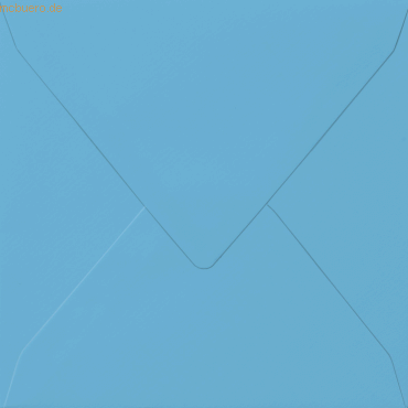 Bild von 50 x Heyda Briefumschlag quadratisch 14x14cm 100g/qm nassklebend azurb