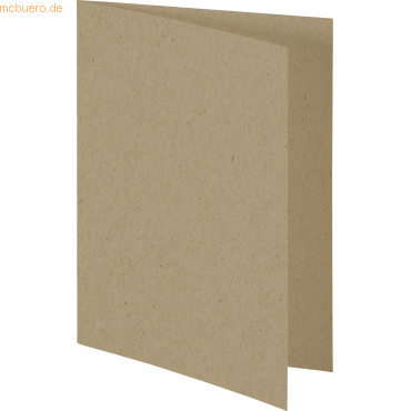 Bild von 50 x Heyda Doppelkarte A6 220g/qm RC natur