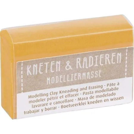 Bild von KNORR prandell Modelliermasse Kneten & Radieren | gelb, 20 g