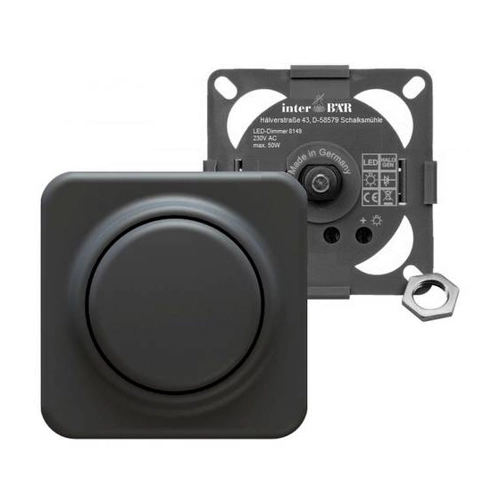 Bild von interBär 8149-000.01 Möbeleinbau-Dimmer Schwarz