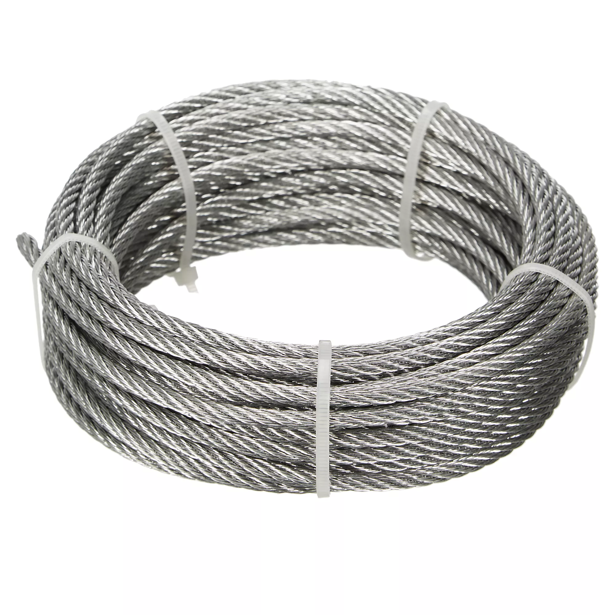 Bild von Pösamo, Seil, Drahtseil Psamo 4 mm, 10 m Stahl verzinkt (10 m)
