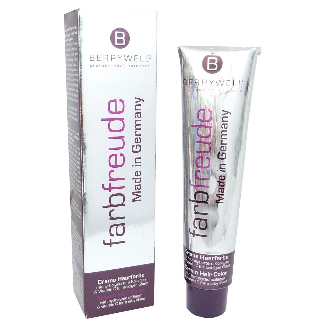 Bild von Berrywell Farbfreude Cream Hair Color Permanent Creme Haar Farbe Coloration 61ml - 00.11 Anti Red Concentrate / Anti Rot Konzentrat