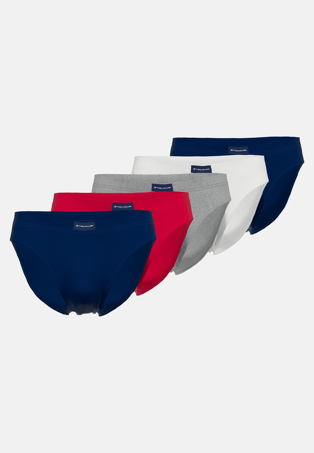 Bild von Tom Tailor Slip, 5er Pack Mini Slip, Basic, Einfarbig für Herren - S