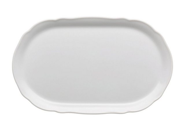 Bild von Hutschenreuther Servierplatte Maria Theresia Weiss Milch/Zucker-Tablett 25 cm, Porzellan, (Tabletts)