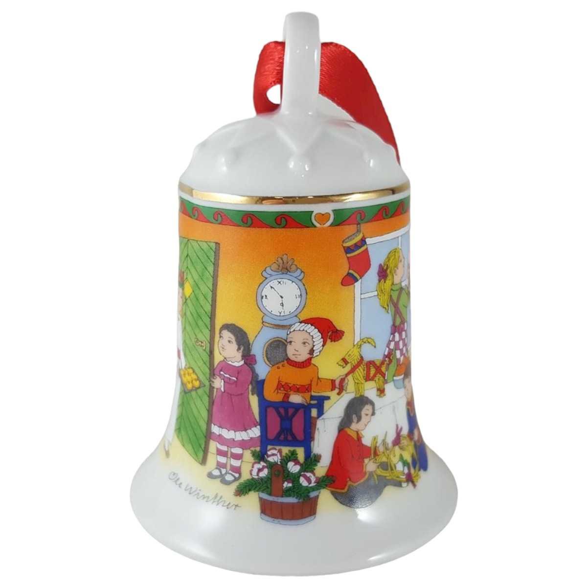 Bild von Weihnachtsglocke Porzellan Hutschenreuther 2011 Luciafest gebraucht - sehr gut