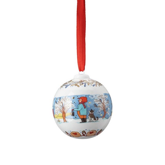 Bild von Hutschenreuther Christbaumschmuck Porzellanglocke + Porzellankugel 2022 (1-tlg)