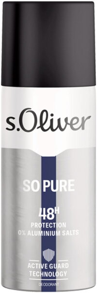 Bild von 3 er Pack S.Oliver SO PURE Men Deo Spray Deodorant 3 x 150 ml
