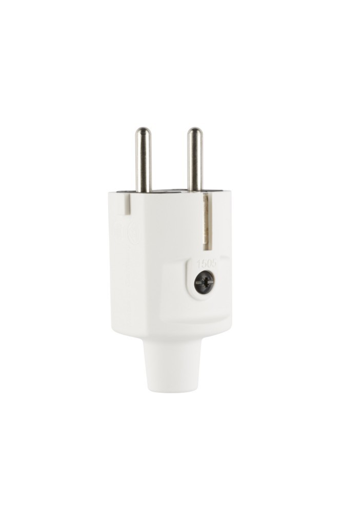 Bild von ABL, Netzstecker + Netzkupplung, Compact Stecker SCHUKO & 100000047 fr-be TPE weiss IP20 Typ 1505