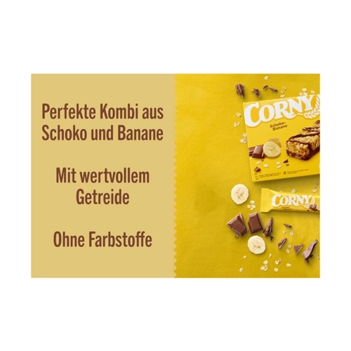 Bild von Corny Classic Schoko-Banane Müsliriegel, 6x25g