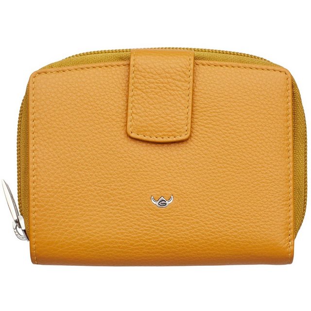 Bild von Golden Head, Damen, Portemonnaie, Madrid Geldbörse RFID Leder 12,5 cm, Gelb
