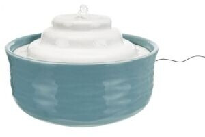 Bild von TRIXIE elektronischer Wasserspender "Trinkbrunnen Vital Falls, Keramik, 1,5 l/ø 22 × 13 cm, petrol/weiß" - 24450