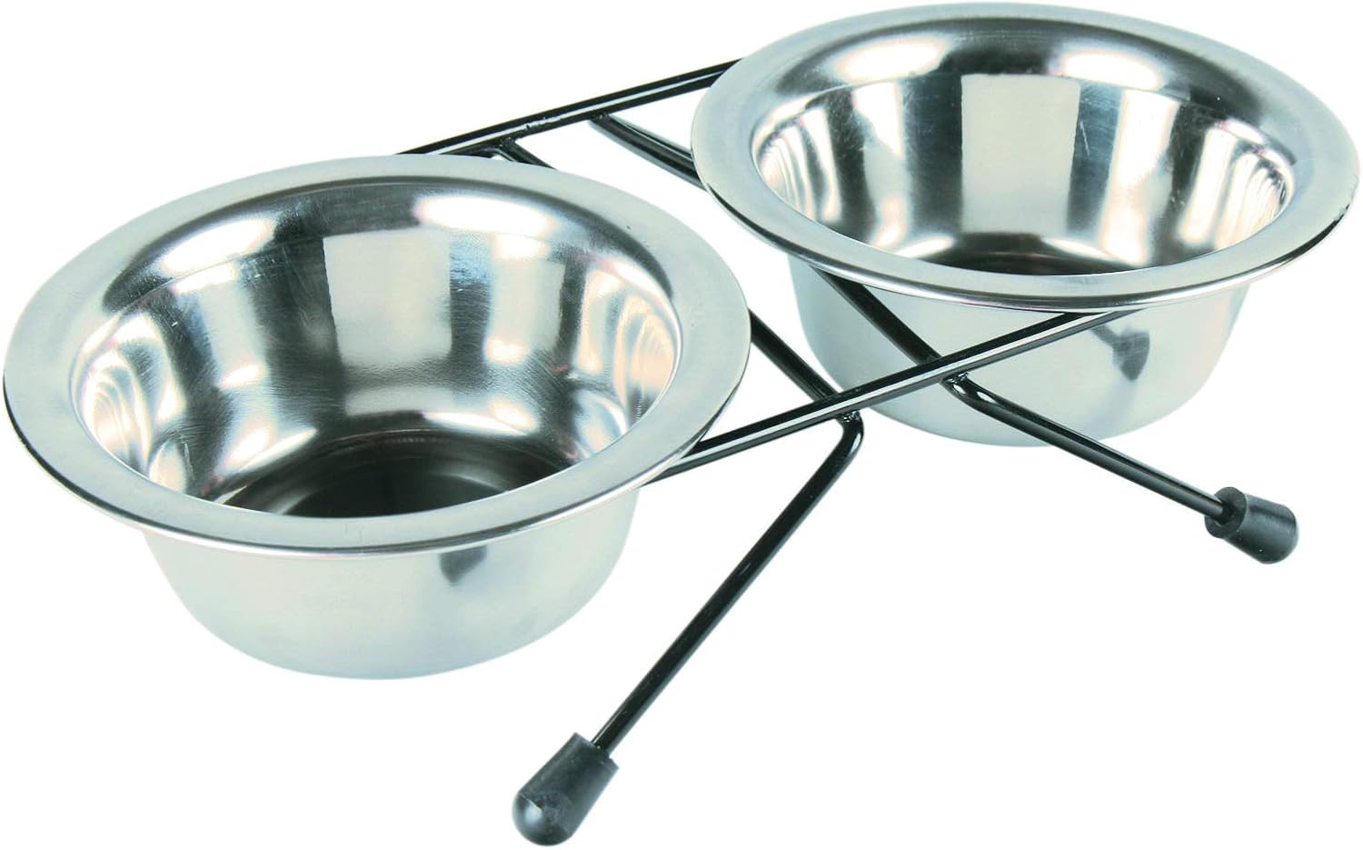 Bild von TRIXIE Napf-Set Eat on Feet Stainless Steel Bowl Set