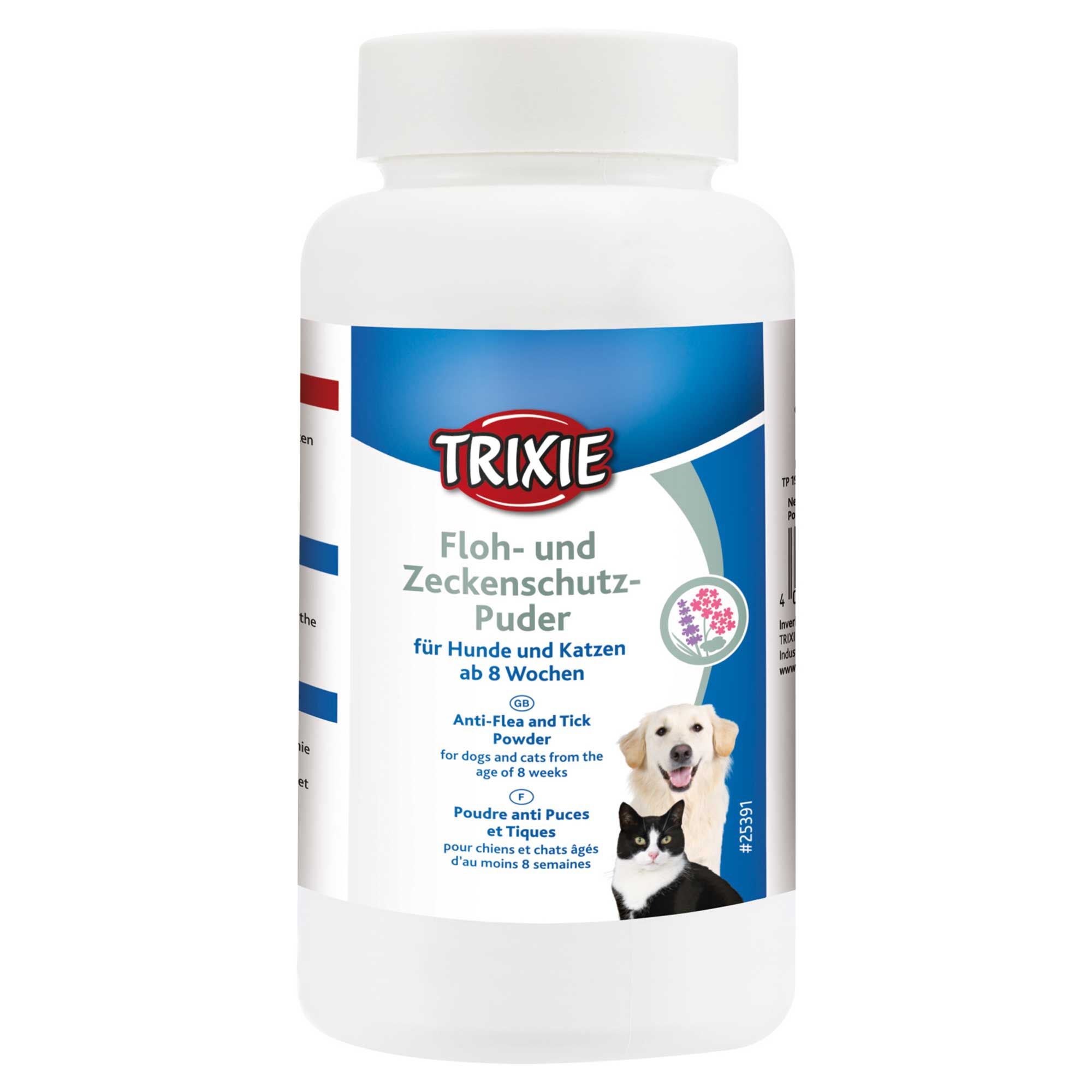 Bild von TRIXIE Zeckenschutzmittel Floh- und Zeckenschutz-Puder 150 g, Katzen, 100 ml