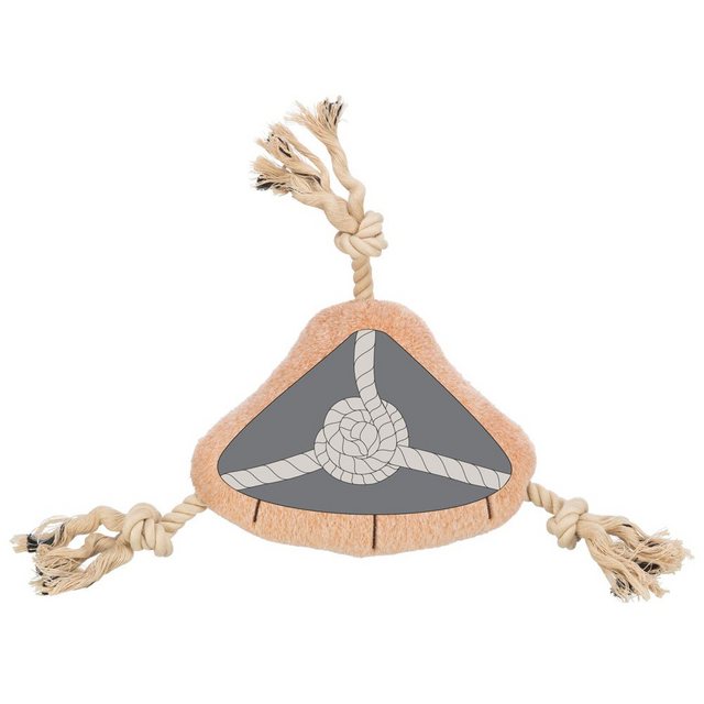 Bild von Trixie BE NORDIC shell Stine, plush/rope, 38 cm (Hundespielzeug), Hundespielzeug