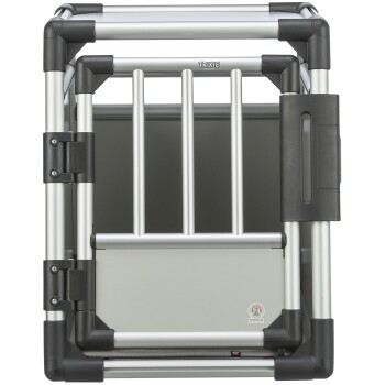 Bild von Trixie Transportbox Aluminium für Hunde Größe: M 55x62x78cm Bis 20kg