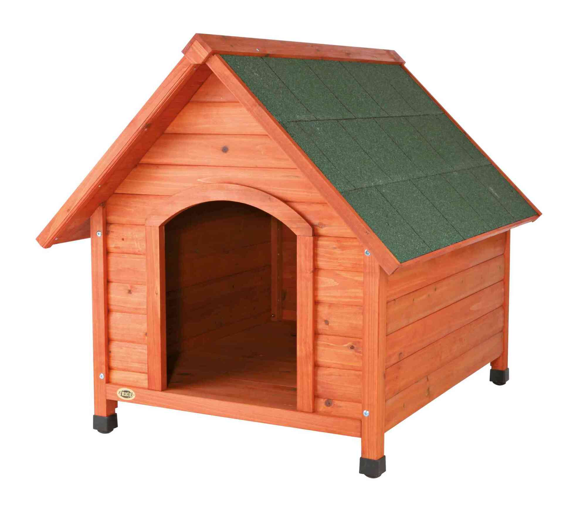 Bild von TRIXIE wetterfestes und frei justierbares Hundehaus "natura Hundehütte Cottage Satteldach, M–L: 83 × 87 × 101 cm, braun"- 39532