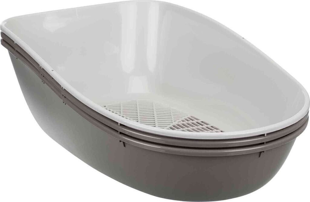 Bild von TRIXIE Katzentoilette Trixie Katzentoilette Berto Top mit Trennsystem Farbe: taupe/helltaupe