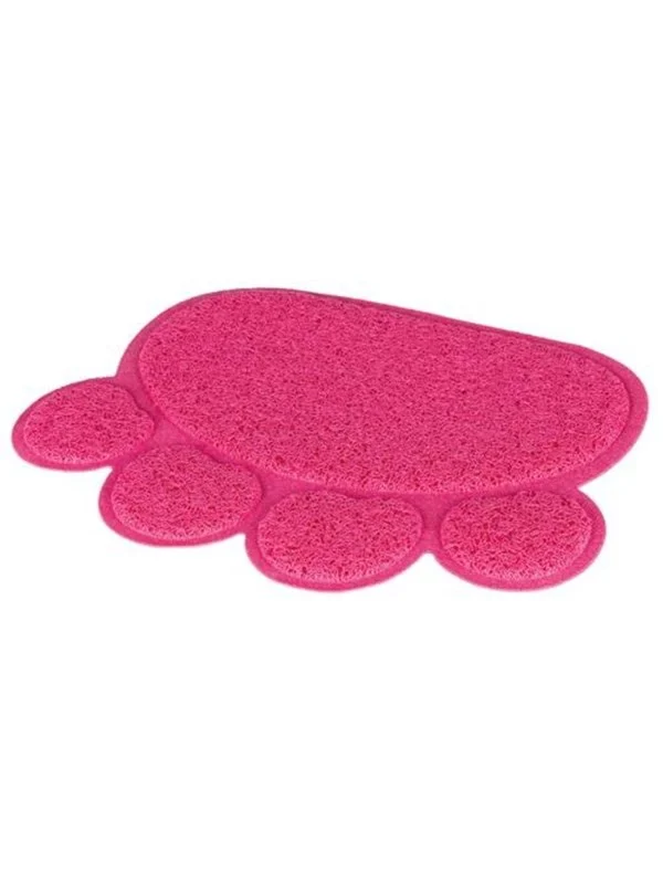 Bild von TRIXIE Katzentoilette Vorleger für Katzentoiletten Pfote pink