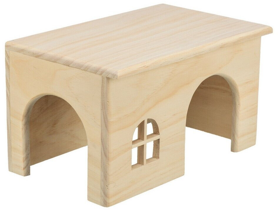 Bild von TRIXIE Nagerhaus Holzhaus aus Kiefernholz mit Flachdach