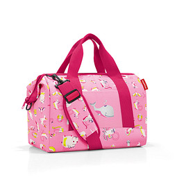 Bild von reisenthel Allrounder M Kids Kleine Reisetasche für Kinder Mit Stecklasche für Reisetrolleys, Couleur:ABC pink