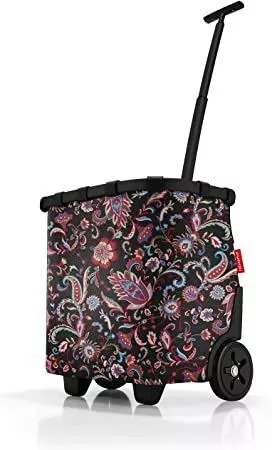 Bild von Reisenthel Carrycruiser Paisley Black - Einkaufstrolley komplett mit auswechselbaren Rädern - und Aluminiumrahmen